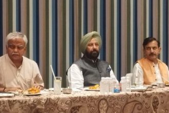 Punjab BJP, Kewal Singh Dhillon, Manthri Srinivasulu, Vineet Joshi, Shiromani Akali Dal, BJP Akali Alliance, Punjab Politics, 2027 Punjab Elections, Double Engine Government, BJP Punjab, MSP, Bandi Sikhs, Chandigarh Issue, River Water Sharing, Punjab News, Chandigarh News
