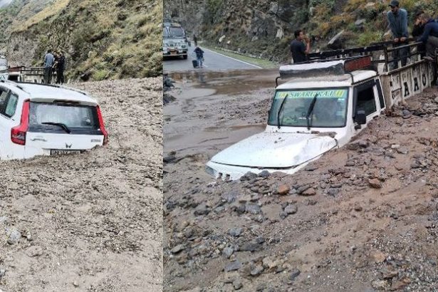 Kinnaur News, National Highway 5, NH-5, Reckong Peo, Cholling Landslide, Himachal Rain, Himachal Pradesh, Landslide, Monsoon Alert, Shimla News, Ribba Village, Kangra Alert, Mandi Alert, Orange Alert, Yellow Alert, Road Blocked, Himachal Weather