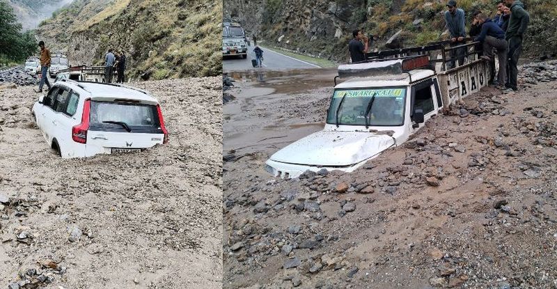 Kinnaur News, National Highway 5, NH-5, Reckong Peo, Cholling Landslide, Himachal Rain, Himachal Pradesh, Landslide, Monsoon Alert, Shimla News, Ribba Village, Kangra Alert, Mandi Alert, Orange Alert, Yellow Alert, Road Blocked, Himachal Weather