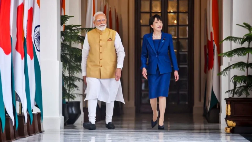 India Japan Relations, PM Modi, Sanae Takaichi, India Japan Summit, Artificial Intelligence, AI Cooperation, Defence Partnership, Semiconductor Cooperation, Critical Minerals, Energy Security, Economic Security, Indo Pacific, New Delhi News, Strategic Partnership, India Japan Annual Summit