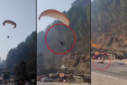 Kullu News, Himachal Pradesh News, Paragliding Accident, Kullu Paragliding Crash, Raisan Kullu, Adventure Sports, Kullu Manali, Viral Video, National Highway Accident, Monsoon Safety, Paragliding Safety, Himachal Tourism, Emergency Landing, Police Investigation