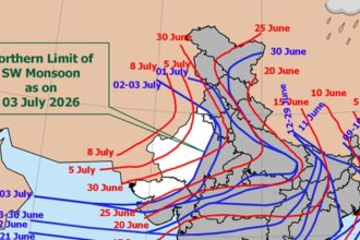 Monsoon, Southwest Monsoon, Punjab Rain, Haryana Rain, Chandigarh Weather, Delhi Rain, IMD Alert, Yellow Alert, North India Weather, Punjab Weather, Haryana Weather, Rainfall Update, Faridkot Rain, Ludhiana Rain, Yamunanagar Rain, Himachal Rain, Uttarakhand Rain, Jammu Kashmir Weather, Weather News