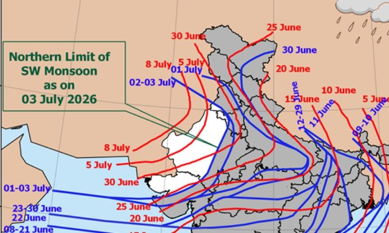 Monsoon, Southwest Monsoon, Punjab Rain, Haryana Rain, Chandigarh Weather, Delhi Rain, IMD Alert, Yellow Alert, North India Weather, Punjab Weather, Haryana Weather, Rainfall Update, Faridkot Rain, Ludhiana Rain, Yamunanagar Rain, Himachal Rain, Uttarakhand Rain, Jammu Kashmir Weather, Weather News